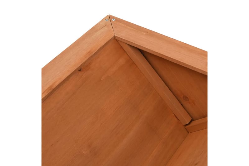 Plantekasse 90x55x56 cm fyrretræ - Brun - Have - Havearbejde & dyrkning - Drivhuse - Plantebord