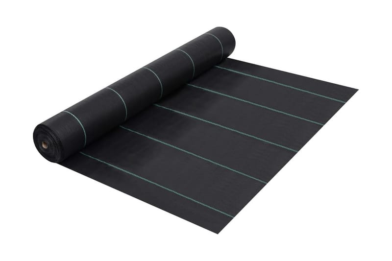ukrudtsdug 1x25 m PP mat sort - Sort - Have - Havearbejde & dyrkning - Dyrkning - Plantepleje & græspleje - Ukrudtsbekæmpelse