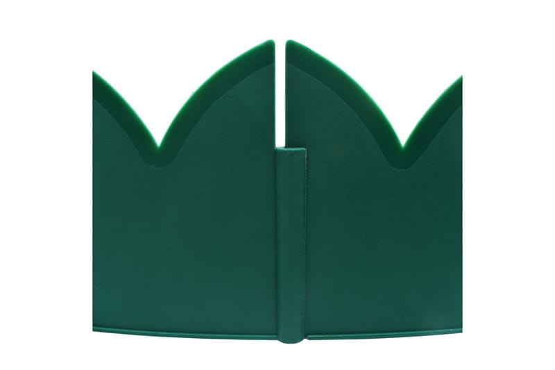 Plænekanter 10 stk. 65x15 cm Pp Grøn - Grøn - Have - Havearbejde & dyrkning - Dyrkning - Plantestøtte - Rabatkant