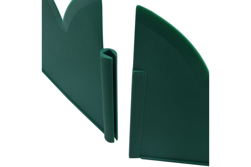 Plænekanter 10 stk. 65x15 cm Pp Grøn - Grøn - Have - Havearbejde & dyrkning - Dyrkning - Plantestøtte - Rabatkant