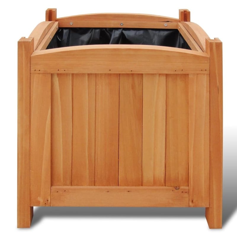 Plantekasser 4 Stk. 30 X 30 X 30 Cm - Brun - Have - Havearbejde & dyrkning - Dyrkning - Plantning & fordyrkning - Plantetrug