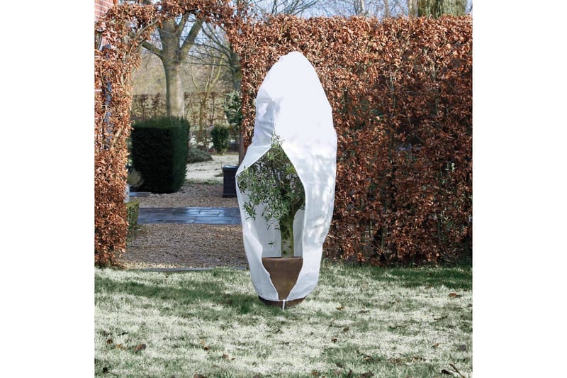 Nature frostdækken i fleece med lynlås 70 g/m² 2,5x2,5x3 m h - Hvid - Have - Havearbejde & dyrkning - Dyrkning - Plantning & fordyrkning - Plastiknet & havenet