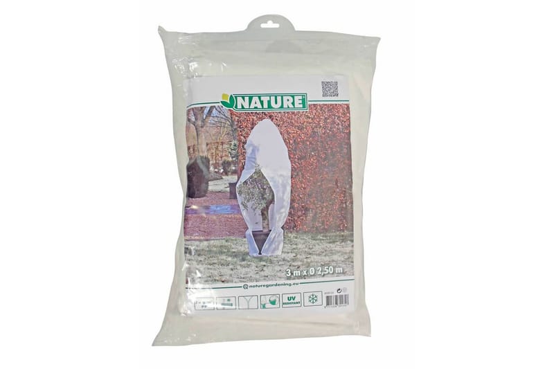 Nature frostdækken i fleece med lynlås 70 g/m² 2,5x2,5x3 m h - Hvid - Have - Havearbejde & dyrkning - Dyrkning - Plantning & fordyrkning - Plastiknet & havenet