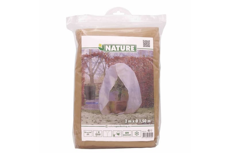 Nature frostdækken i fleece med lynlås 70 g/m² 2x1,5x1,5 m b - Beige - Have - Havearbejde & dyrkning - Dyrkning - Plantning & fordyrkning - Plastiknet & havenet