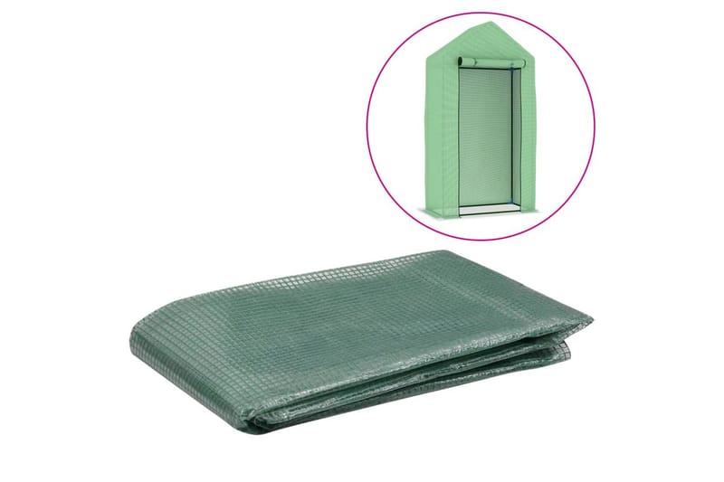 overtræk til drivhus (0,5 m²) 50x100x190 cm grøn - Have - Havearbejde & dyrkning - Dyrkning - Plantning & fordyrkning - Plastiknet & havenet