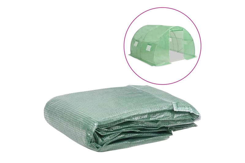 overtræk til drivhus (9 m²) 300x300x200 cm grøn - Have - Havearbejde & dyrkning - Dyrkning - Plantning & fordyrkning - Plastiknet & havenet