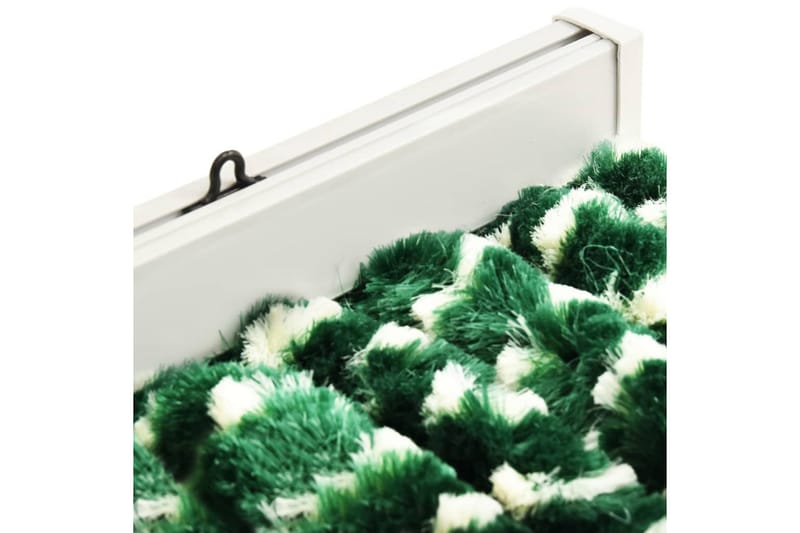 Insektgardin 56x185 cm chenille grøn og hvid - Grøn - Have - Havearbejde & dyrkning - Dyrkning - Skadedyrsbekæmpelse - Myggebeskyttelse