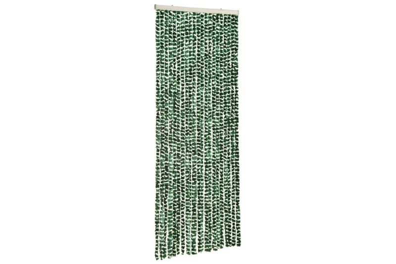 Insektgardin 56x185 cm chenille grøn og hvid - Grøn - Have - Havearbejde & dyrkning - Dyrkning - Skadedyrsbekæmpelse - Myggebeskyttelse