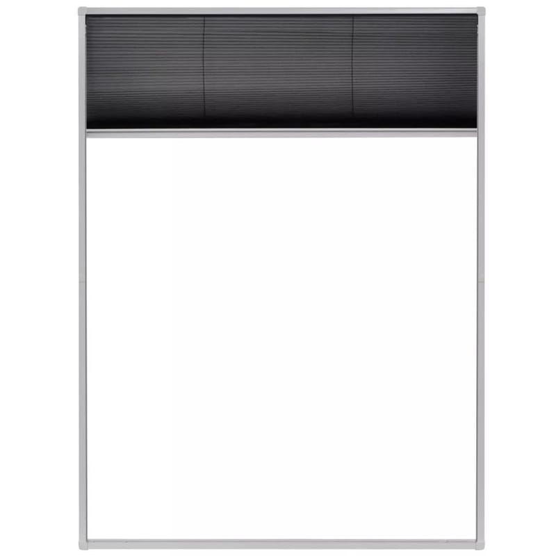 plisseret insektnet til vinduer aluminium 60 x 80 cm - Hvid - Have - Havearbejde & dyrkning - Dyrkning - Skadedyrsbekæmpelse - Myggebeskyttelse