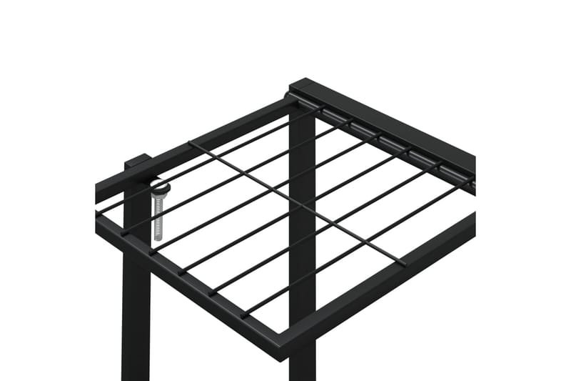beBasic blomsterstativ 94,5x25x89 cm jern sort - Sort - Have - Havearbejde & dyrkning - Dyrkning - Urtepotteskjulere & blomsterkrukker - Blomsterreol & blomsterstativ