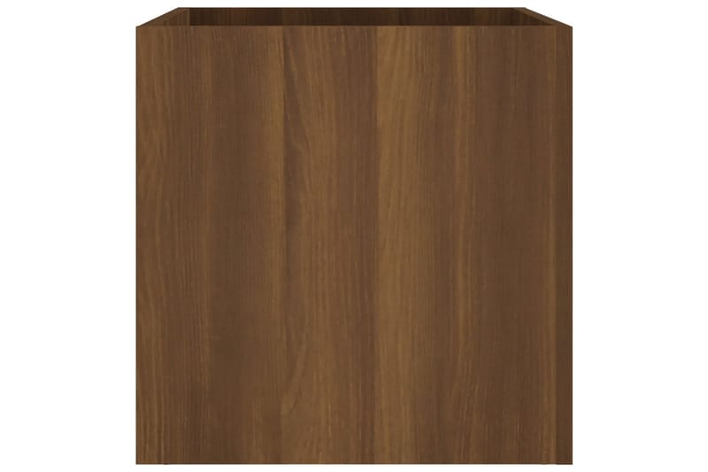 beBasic plantekasse 40x40x40 cm konstrueret træ brun egetræsfarve - Brun - Have - Havearbejde & dyrkning - Dyrkning - Urtepotteskjulere & blomsterkrukker - Blomsterkasser