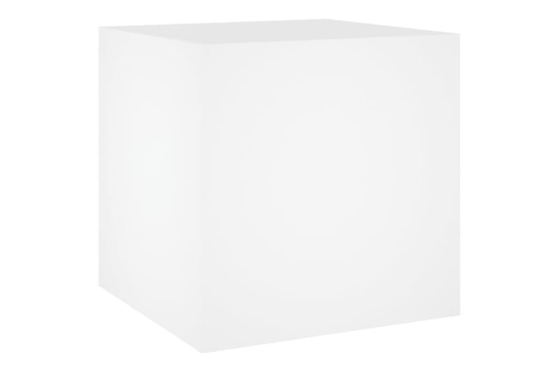 beBasic plantekasse 40x40x40 cm konstrueret træ hvid - Hvid - Have - Havearbejde & dyrkning - Dyrkning - Urtepotteskjulere & blomsterkrukker - Blomsterkasser