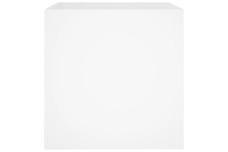 beBasic plantekasse 40x40x40 cm konstrueret træ hvid - Hvid - Have - Havearbejde & dyrkning - Dyrkning - Urtepotteskjulere & blomsterkrukker - Blomsterkasser