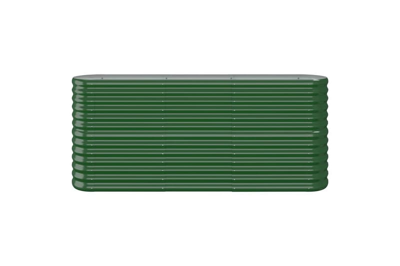 beBasic plantekasse 152x40x68 cm pulverlakeret stål grøn - GrÃ¸n - Have - Havearbejde & dyrkning - Dyrkning - Urtepotteskjulere & blomsterkrukker - Blomsterkasser