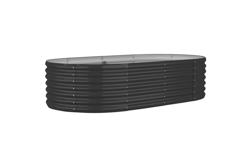 beBasic plantekasse 152x80x36 cm pulverlakeret stål antracitgrå - Antracit - Have - Havearbejde & dyrkning - Dyrkning - Urtepotteskjulere & blomsterkrukker - Blomsterkasser