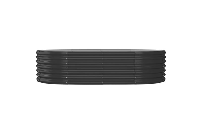 beBasic plantekasse 152x80x36 cm pulverlakeret stål antracitgrå - Antracit - Have - Havearbejde & dyrkning - Dyrkning - Urtepotteskjulere & blomsterkrukker - Blomsterkasser