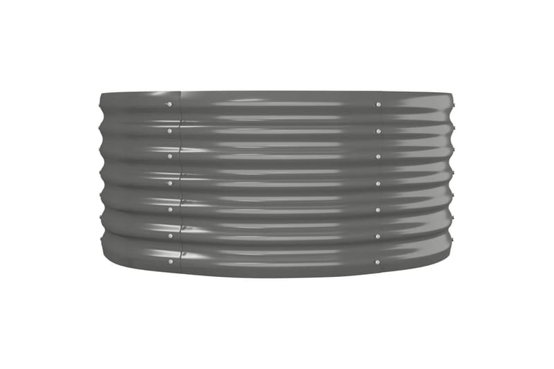 beBasic plantekrukke 152x80x36 cm pulverlakeret stål grå - GrÃ¥ - Have - Havearbejde & dyrkning - Dyrkning - Urtepotteskjulere & blomsterkrukker - Blomsterkasser