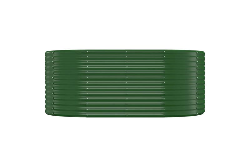 beBasic plantekasse 175x100x68 cm pulverlakeret stål grøn - GrÃ¸n - Have - Havearbejde & dyrkning - Dyrkning - Urtepotteskjulere & blomsterkrukker - Blomsterkasser