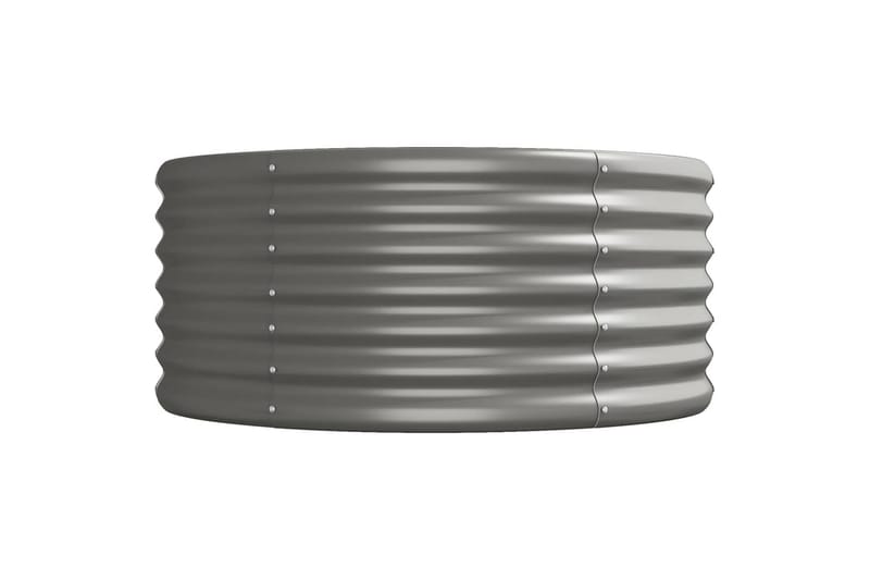 beBasic plantekasse 440x80x36 cm pulverlakeret stål grå - GrÃ¥ - Have - Havearbejde & dyrkning - Dyrkning - Urtepotteskjulere & blomsterkrukker - Blomsterkasser