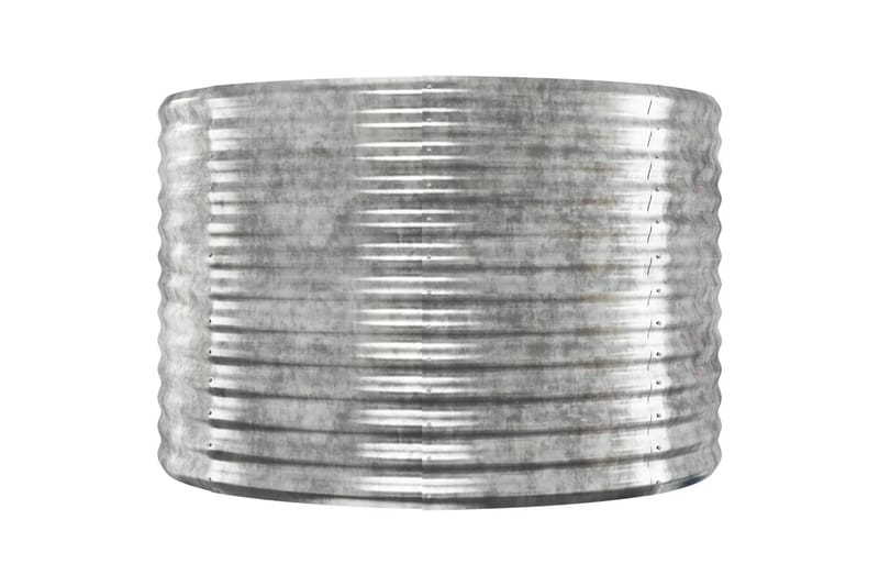 beBasic plantekasse 554x100x68 cm pulverlakeret stål sølvfarvet - SÃ¸lv - Have - Havearbejde & dyrkning - Dyrkning - Urtepotteskjulere & blomsterkrukker - Blomsterkasser