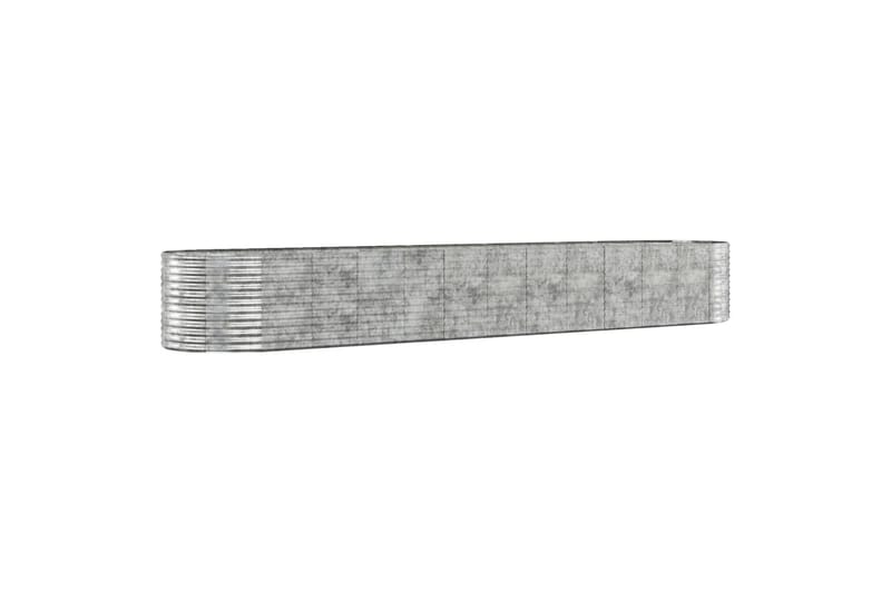 beBasic plantekasse 507x100x68 cm pulverlakeret stål sølvfarvet - SÃ¸lv - Have - Havearbejde & dyrkning - Dyrkning - Urtepotteskjulere & blomsterkrukker - Blomsterkasser