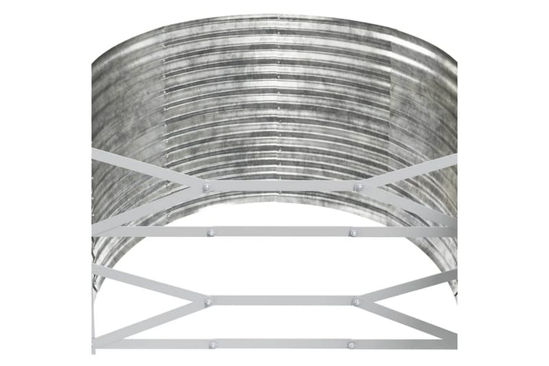 beBasic plantekasse 507x100x68 cm pulverlakeret stål sølvfarvet - SÃ¸lv - Have - Havearbejde & dyrkning - Dyrkning - Urtepotteskjulere & blomsterkrukker - Blomsterkasser