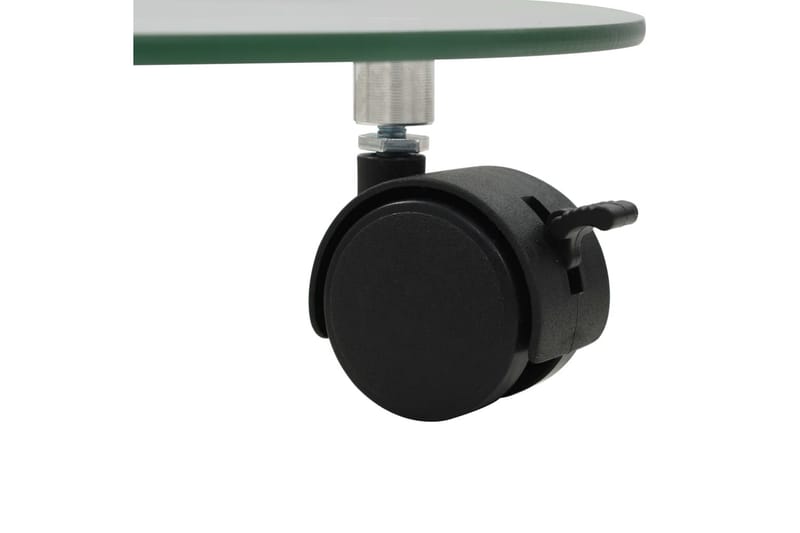 beBasic plantevogne 4 stk. 28 cm rund hærdet glas - gennemsigtig - Have - Havearbejde & dyrkning - Dyrkning - Urtepotteskjulere & blomsterkrukker - Blomsterreol & blomsterstativ