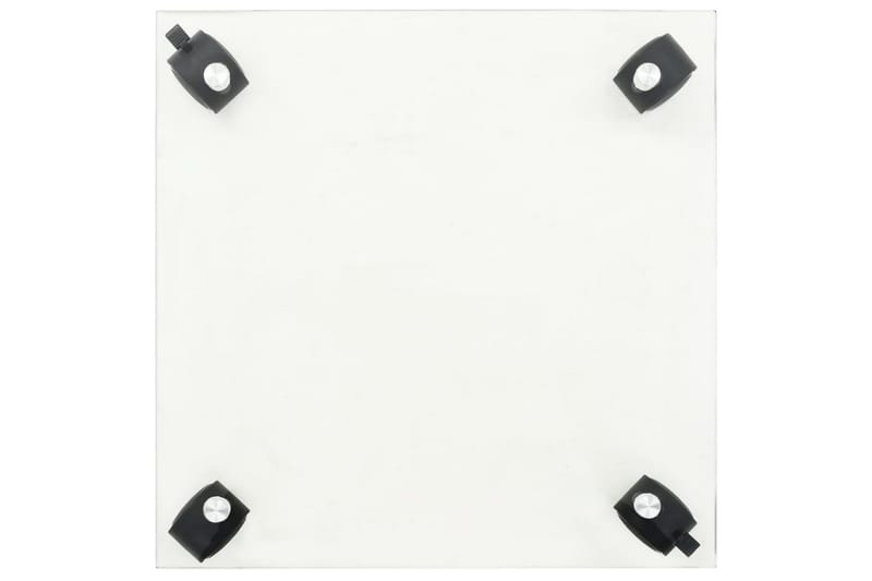 beBasic plantevogne 4 stk. 35x35 cm firkantet hærdet glas - gennemsigtig - Have - Havearbejde & dyrkning - Dyrkning - Urtepotteskjulere & blomsterkrukker - Blomsterreol & blomsterstativ