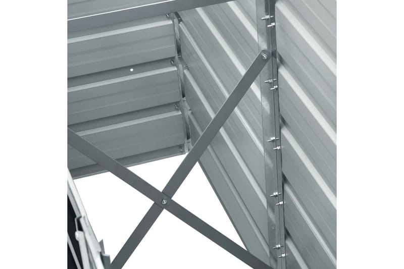 Haveplantekasse 240 X 40 X 45 Cm Galvaniseret Stål Antracitg - Grå - Have - Havearbejde & dyrkning - Dyrkning - Urtepotteskjulere & blomsterkrukker - Blomsterkasser