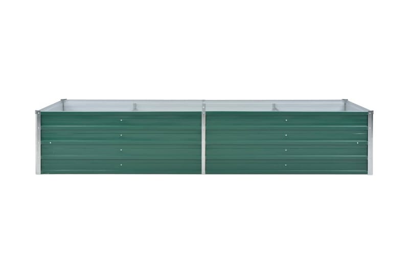 Haveplantekasse Galvaniseret Stål 240 X 80 X 45 Cm Grøn - Grøn - Have - Havearbejde & dyrkning - Dyrkning - Urtepotteskjulere & blomsterkrukker - Blomsterkasser