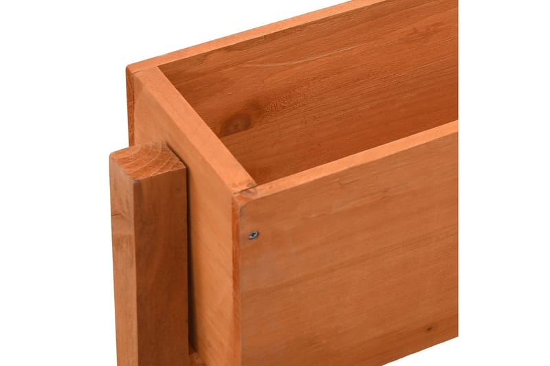 foldbar plantekasse 60x14x75 cm massivt fyrretræ orange - Orange - Have - Havearbejde & dyrkning - Dyrkning - Urtepotteskjulere & blomsterkrukker - Blomsterreol & blomsterstativ