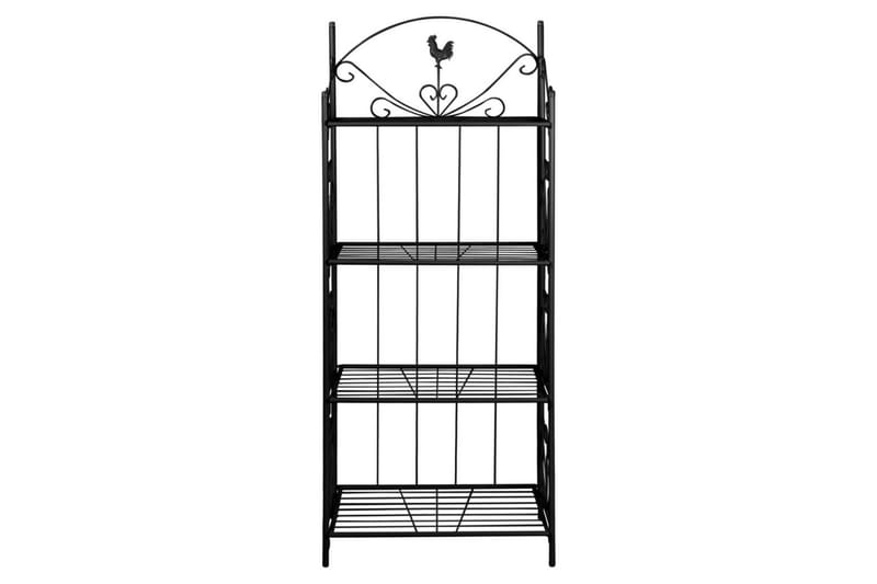 Plantestativ Firkantet Sort - Sort - Blomsterreol & blomsterstativ