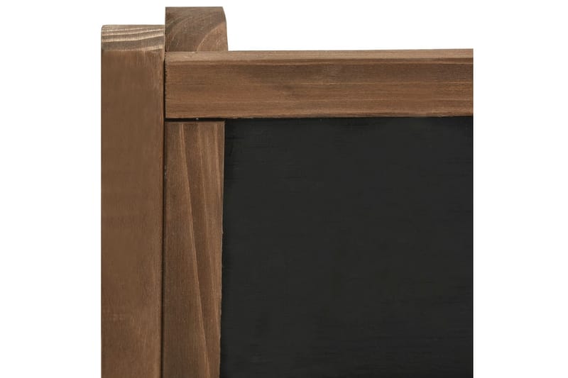 Plantestativ I 3 Niveauer med Tavle 40x30x90 cm Fyrretræ - Brun - Have - Havearbejde & dyrkning - Dyrkning - Urtepotteskjulere & blomsterkrukker - Blomsterreol & blomsterstativ