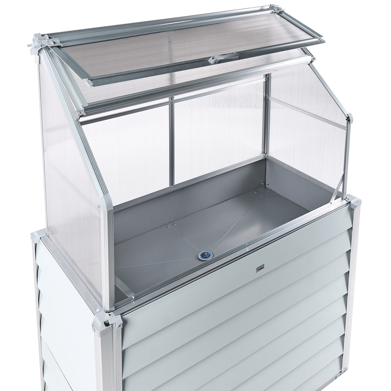 Drivhus til altan Novoli 62 cm - Hvid - Have - Havearbejde & dyrkning - Dyrkning - Urtepotteskjulere & blomsterkrukker - Minidrivhus bord