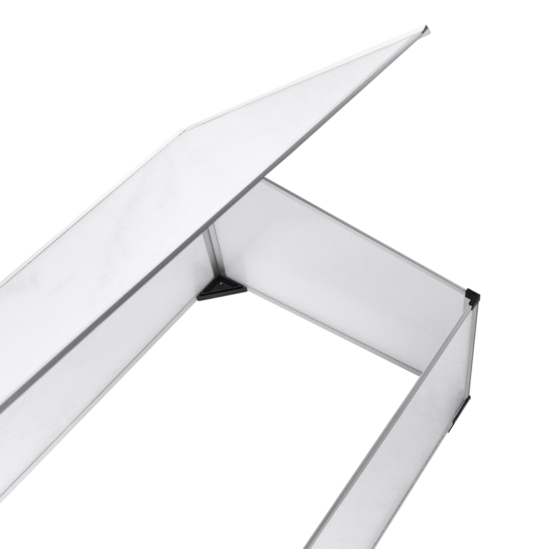 Drivhus til have Carfizzi Sølv 60 - Sølv/Transparent - Have - Havearbejde & dyrkning - Dyrkning - Urtepotteskjulere & blomsterkrukker - Minidrivhus bord