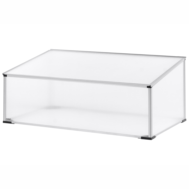 Drivhus til have Carfizzi Sølv 60 - Sølv/Transparent - Have - Havearbejde & dyrkning - Dyrkning - Urtepotteskjulere & blomsterkrukker - Minidrivhus bord