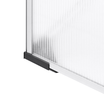 Drivhus til have Serifos 60 cm - Sølv/Transparent - Have - Havearbejde & dyrkning - Dyrkning - Urtepotteskjulere & blomsterkrukker - Minidrivhus bord