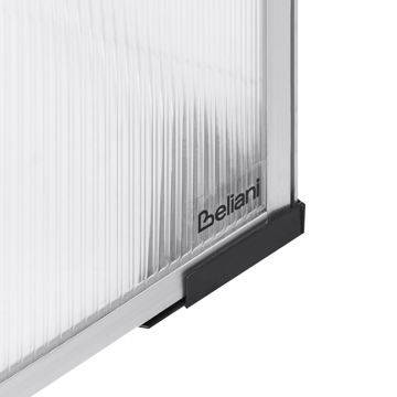Drivhus til have Serifos 60 cm - Sølv/Transparent - Have - Havearbejde & dyrkning - Dyrkning - Urtepotteskjulere & blomsterkrukker - Minidrivhus bord