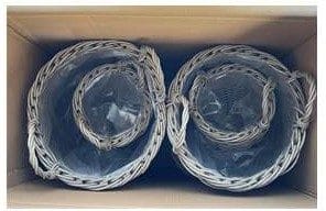 EGG Plantekurv 4 stk 2-sæt - Grå - Have - Havearbejde & dyrkning - Dyrkning - Urtepotteskjulere & blomsterkrukker - Blomsterkasser