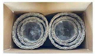 ENS Plantekurv Rund 2 stk 3-sæt - Grå - Have - Havearbejde & dyrkning - Dyrkning - Urtepotteskjulere & blomsterkrukker - Blomsterkasser