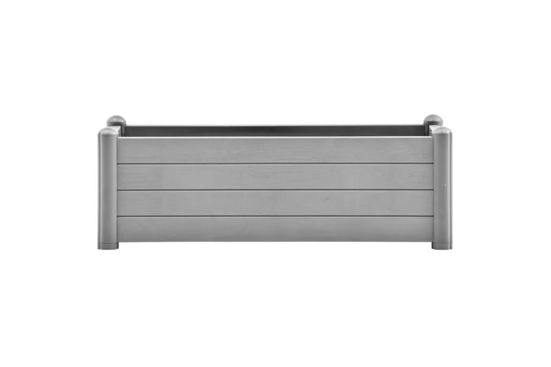 højbed 100x43x35 cm PP stengrå - Grå - Have - Havearbejde & dyrkning - Dyrkning - Urtepotteskjulere & blomsterkrukker - Blomsterkasser