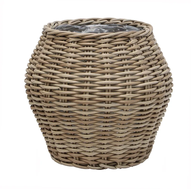 LEMMER Plantekurv Rund 2-pak, Grå