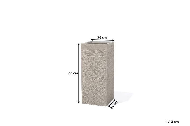 Dion Potte 26 cm - Beige - Have - Havearbejde & dyrkning - Dyrkning - Urtepotteskjulere & blomsterkrukker - Lerkrukke