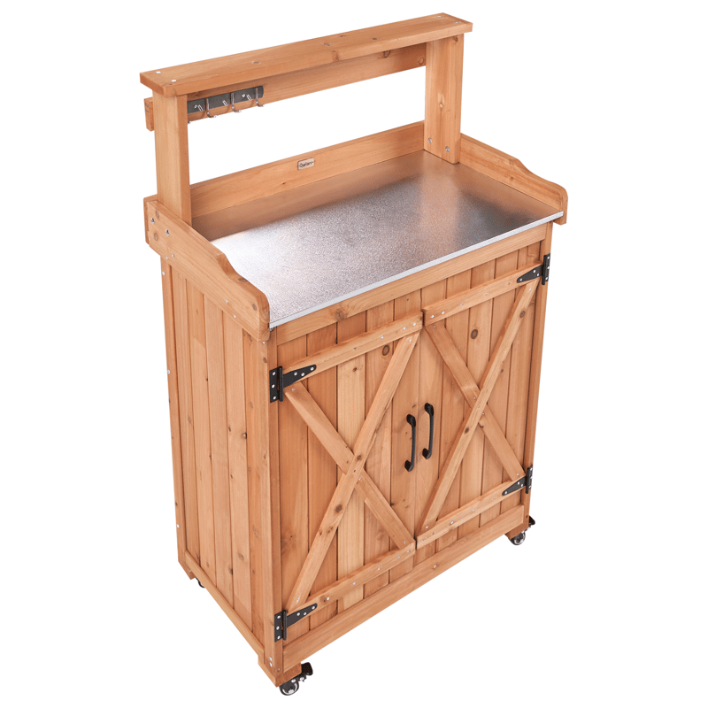 Plantebænk Altolia grantræ 70 cm - Brun - Have - Havearbejde & dyrkning - Dyrkning - Urtepotteskjulere & blomsterkrukker - Pottebænk