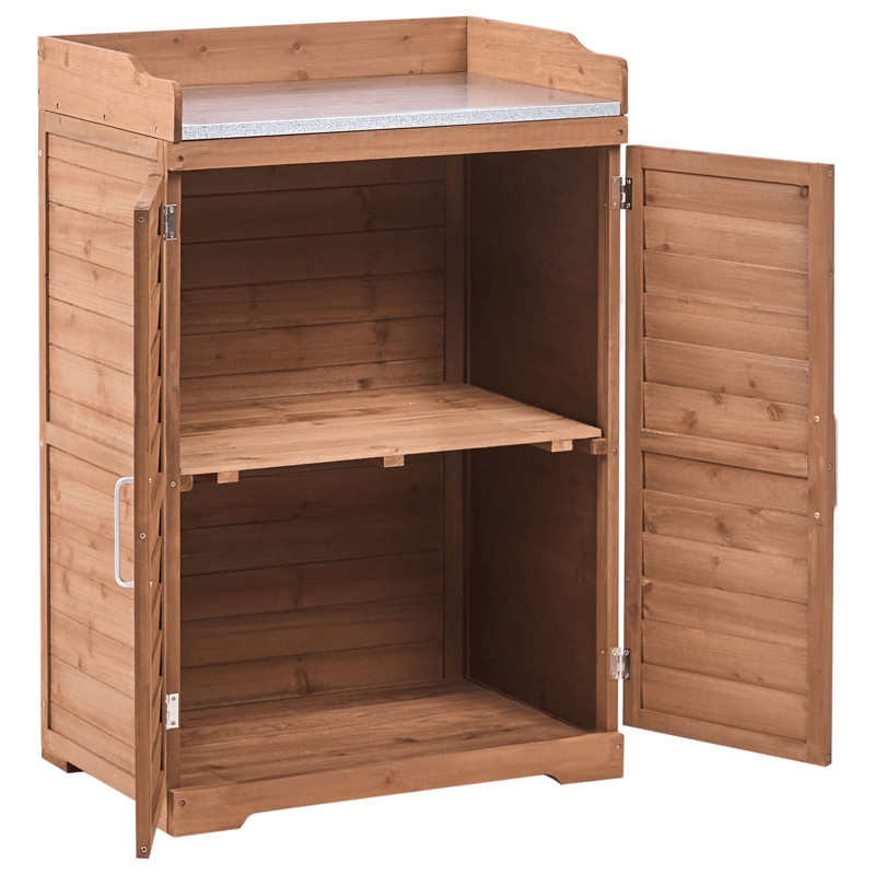 Plantebænk Tereville grantræ 67 cm - Brun - Have - Havearbejde & dyrkning - Dyrkning - Urtepotteskjulere & blomsterkrukker - Pottebænk