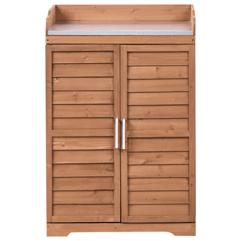 Plantebænk Tereville grantræ 67 cm - Brun - Have - Havearbejde & dyrkning - Dyrkning - Urtepotteskjulere & blomsterkrukker - Pottebænk