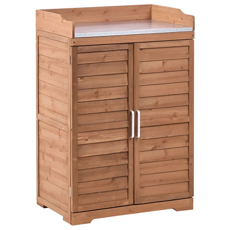 Plantebænk Tereville grantræ 67 cm, Brun