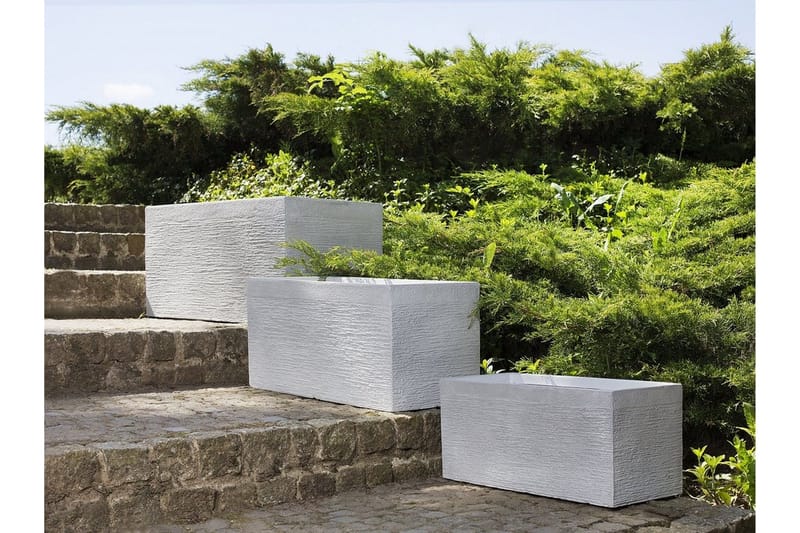 Myra Potte 60 cm, Hvid