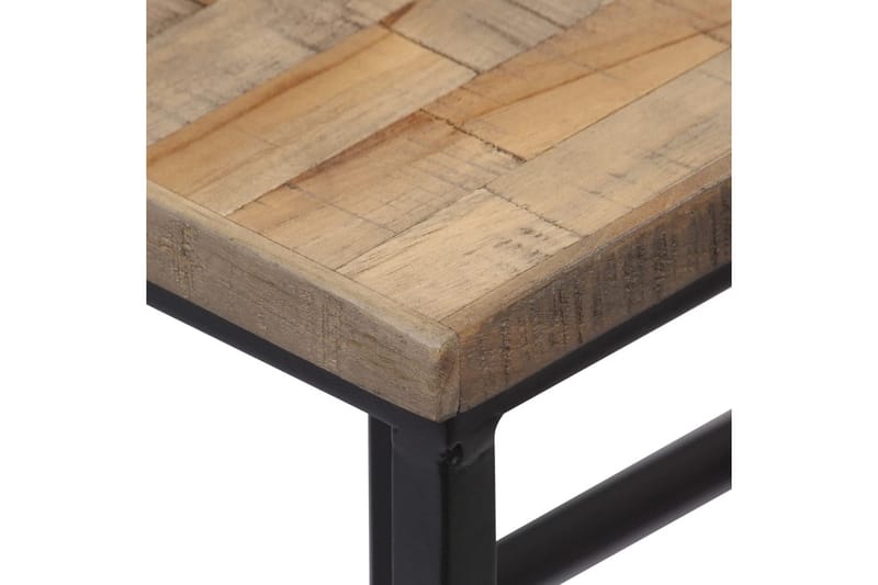 Plantebordssæt 3 Dele Genanvendt Teak - Brun - Have - Havearbejde & dyrkning - Dyrkning - Urtepotteskjulere & blomsterkrukker - Store blomsterkrukker