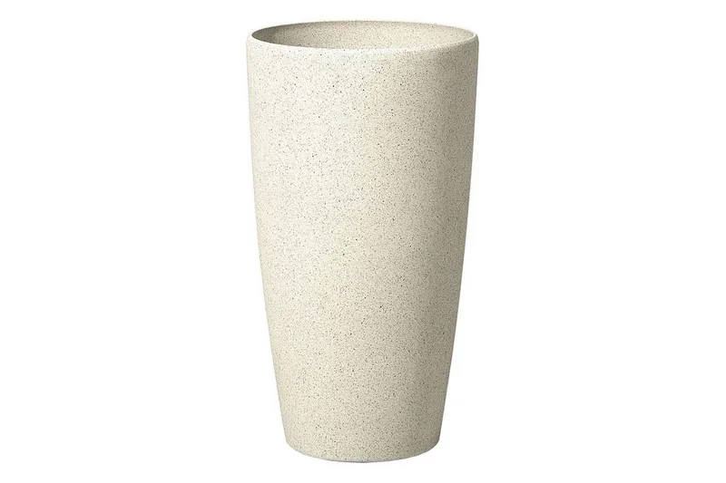 Trädgårdskruka Beliani Abdera Beige, 31x31x58 cm Beige